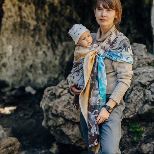 Ring Sling - Jacquard - Jurassic Park - Fossil