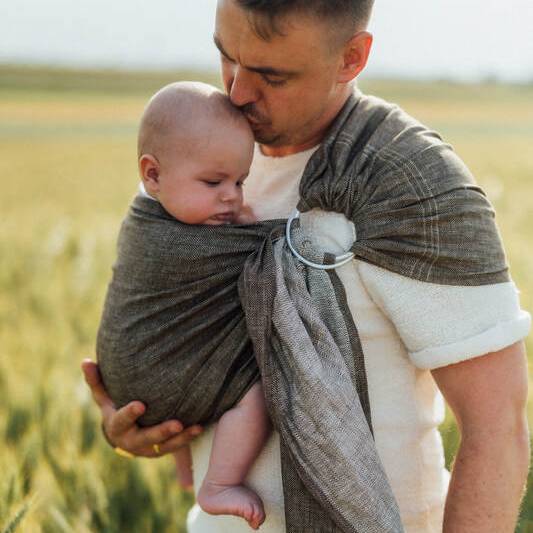 Linen Ring Sling - Arrow Wood