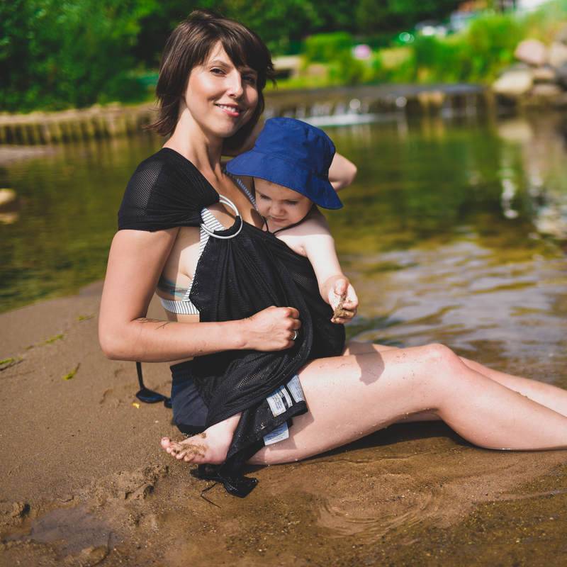Water Ring Sling - Black Mesh