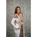 Herringbone Woven Wrap - Little Herringbone Baby Caffe Latte