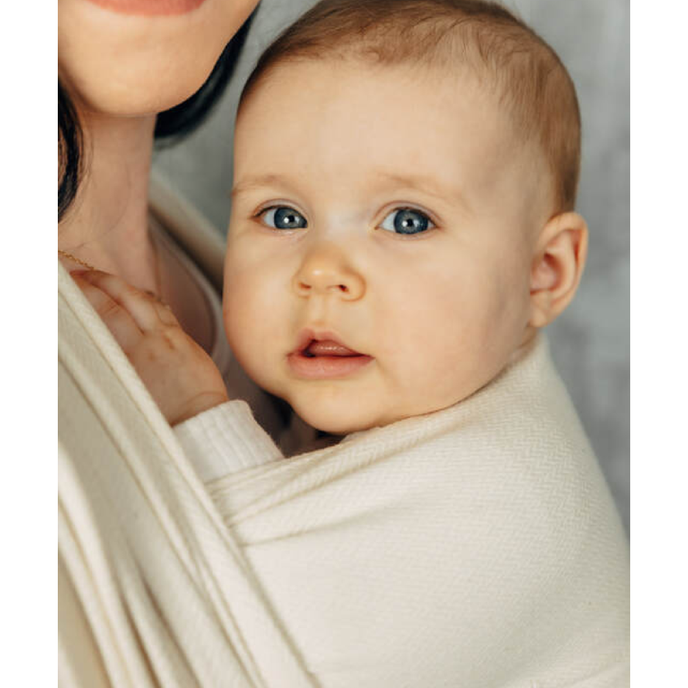 Herringbone Woven Wrap - Little Herringbone Luce
