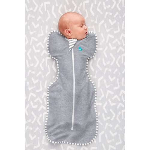 1.0 tog Swaddle Up Original - Grey Marl on a white background