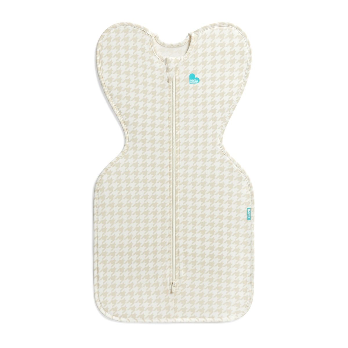 1.0 tog Swaddle Up Original - Houndstooth on a white background