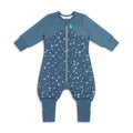 2.5 tog Sleepsuit - Stellar Denim on a white background