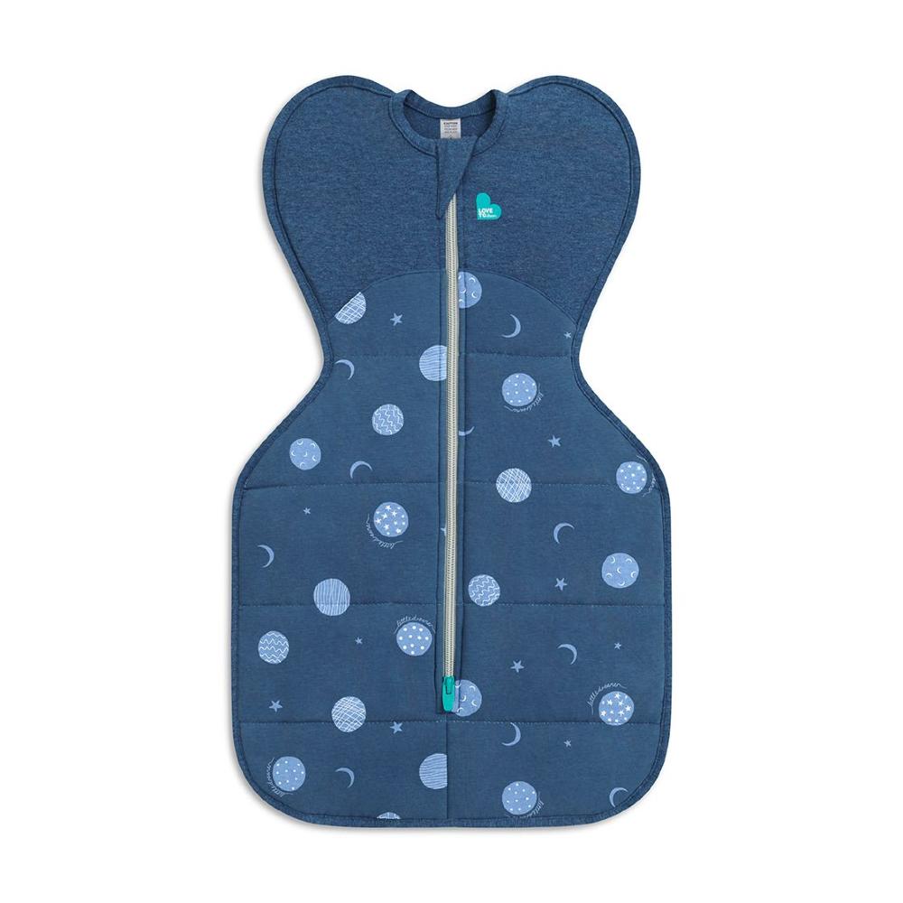 2.5 tog Swaddle Up Warm - Little Dreamer Denim on a white background