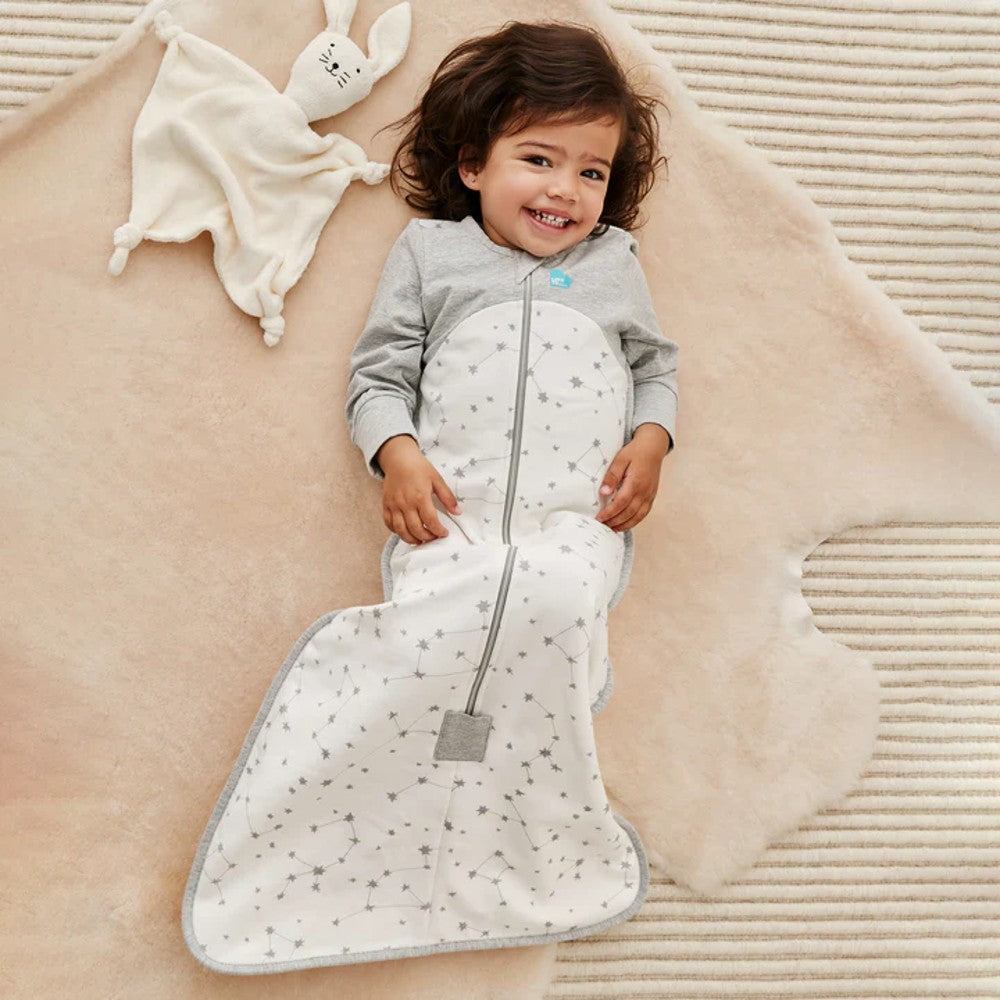 1.0 tog Organic Sleep Bag with Sleeves - Stellar