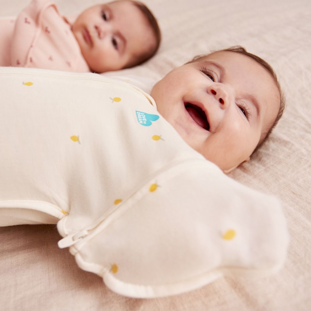 1.0 tog Swaddle Up Transition Bag Bamboo - Lemons