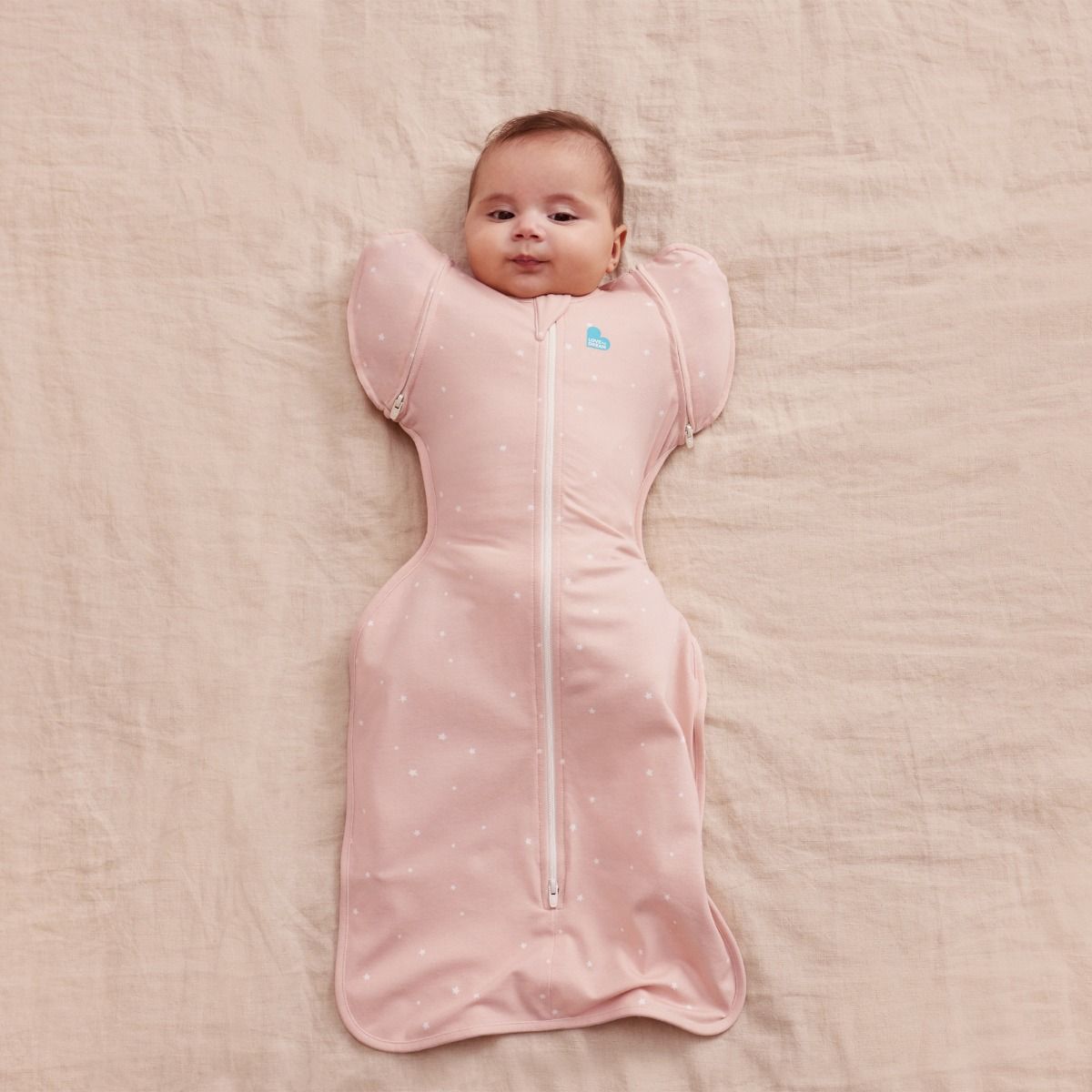 1.0 tog Swaddle Up Transition Bag - Powder Pink Twinkle