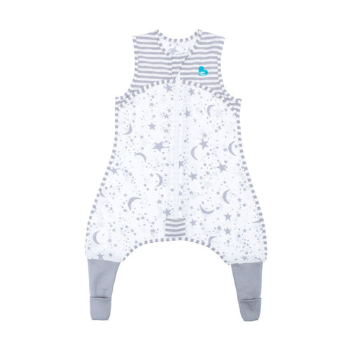 0.2 tog Sleepsuit - Grey on a white background