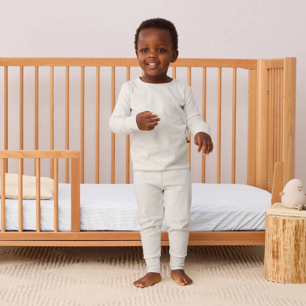 1.0 tog Long Sleeve Pyjamas - Oatmeal Marle