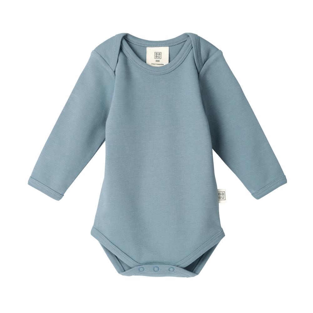 Cotton Long Sleeve Bodysuit - River