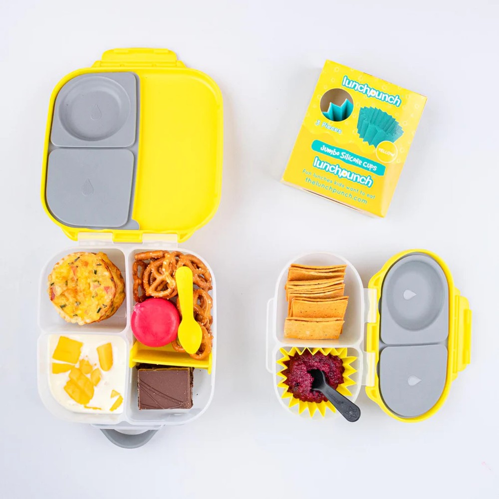 Jumbo Silicone Cups - Yellow