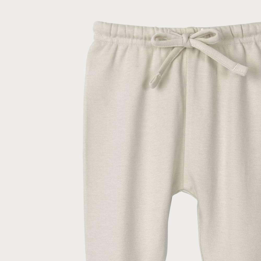 Cotton Footed Leggings - Oat