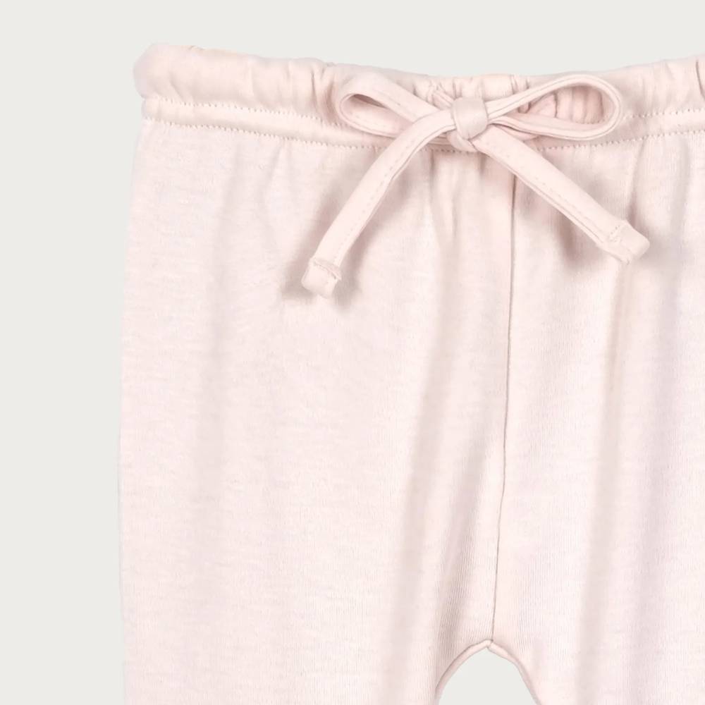 Cotton Footed Leggings - Petal