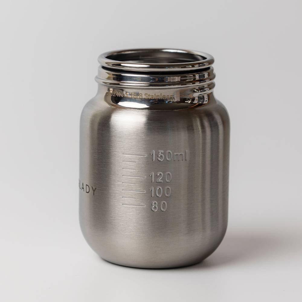 Stainless Steel Baby Bottle - Fuchsia Pink