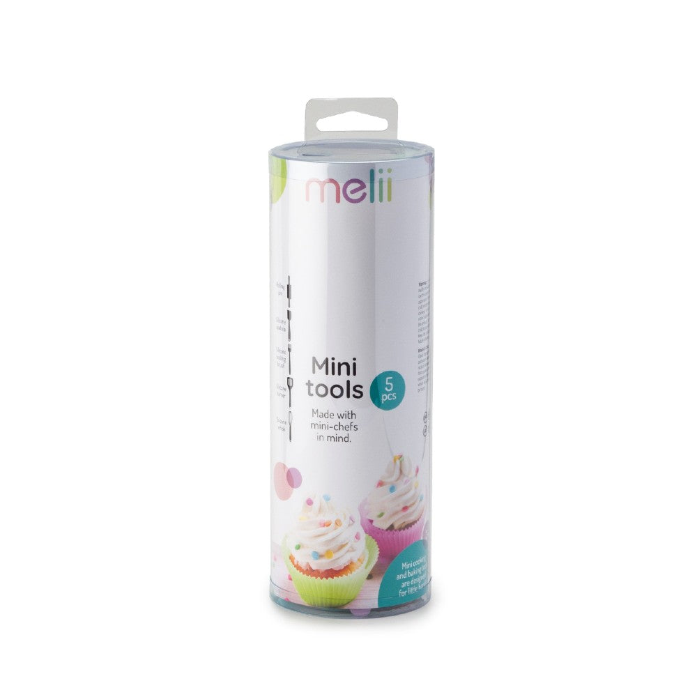 Packaged mini tools with 'mellii' branding on a white background