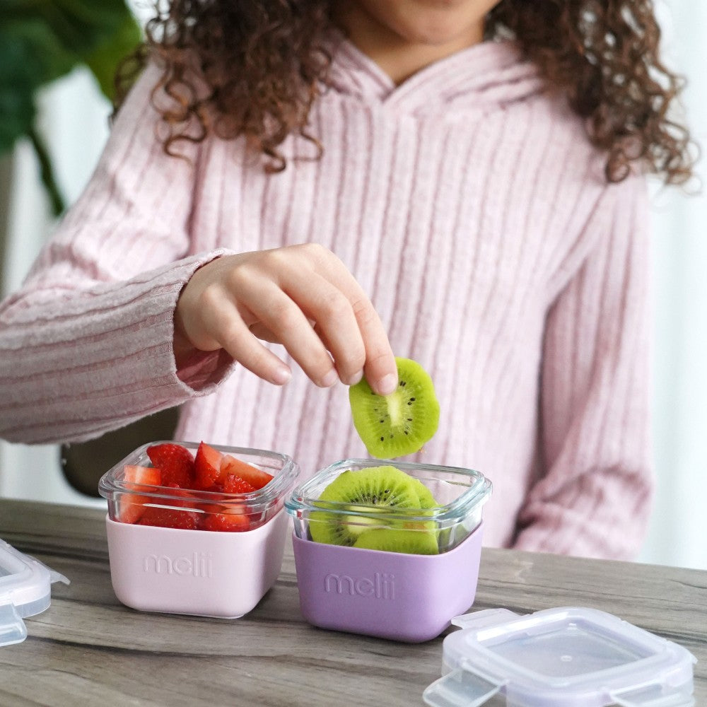 Melii Glass Containers, With Food