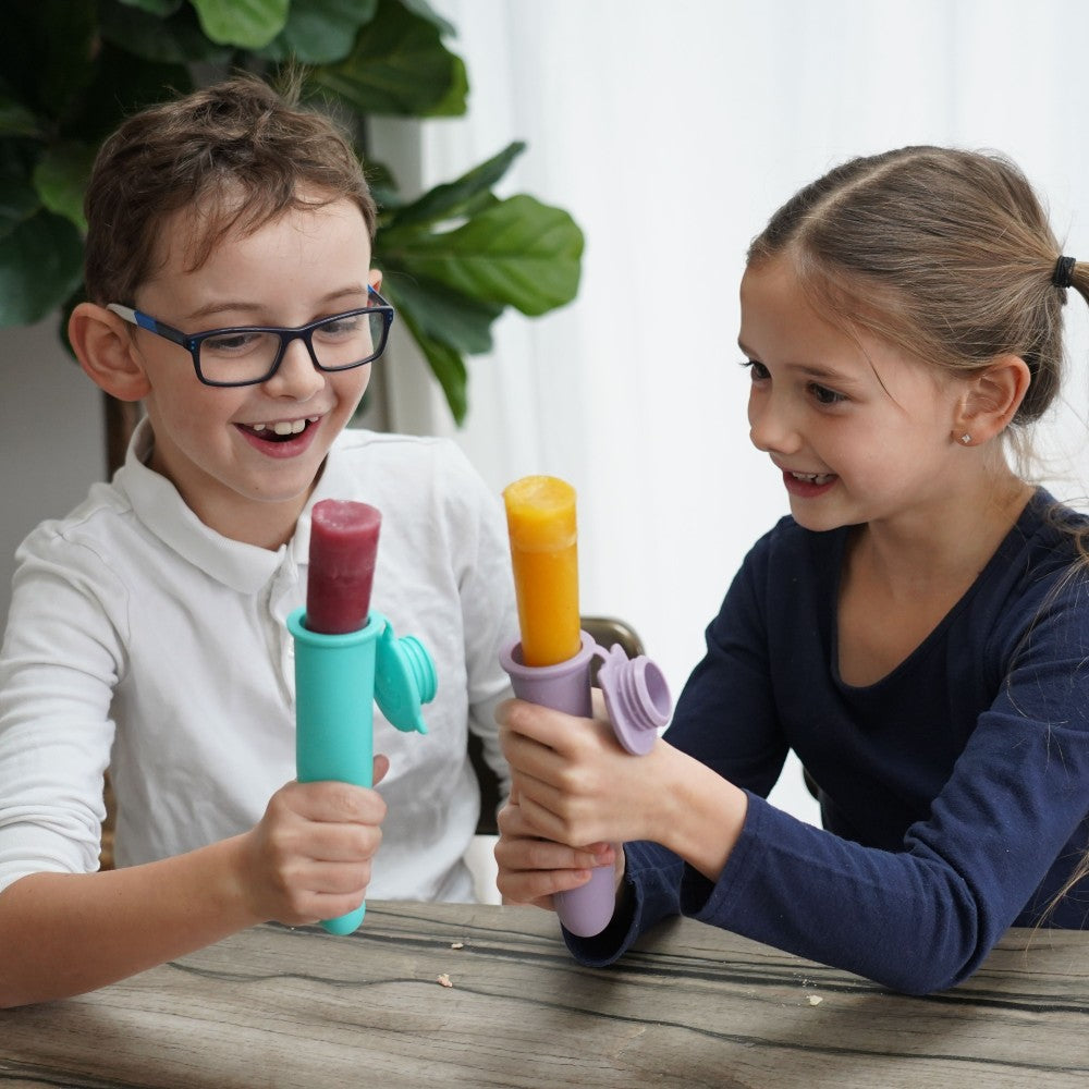 Silicone Push Pops - 4pk with Tray
