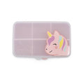 Mellii mini snack box with unicorn design on a white background