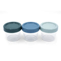 Snack Container 3pk - Cactus Fern/Slate/Seafoam,  on a white background. 