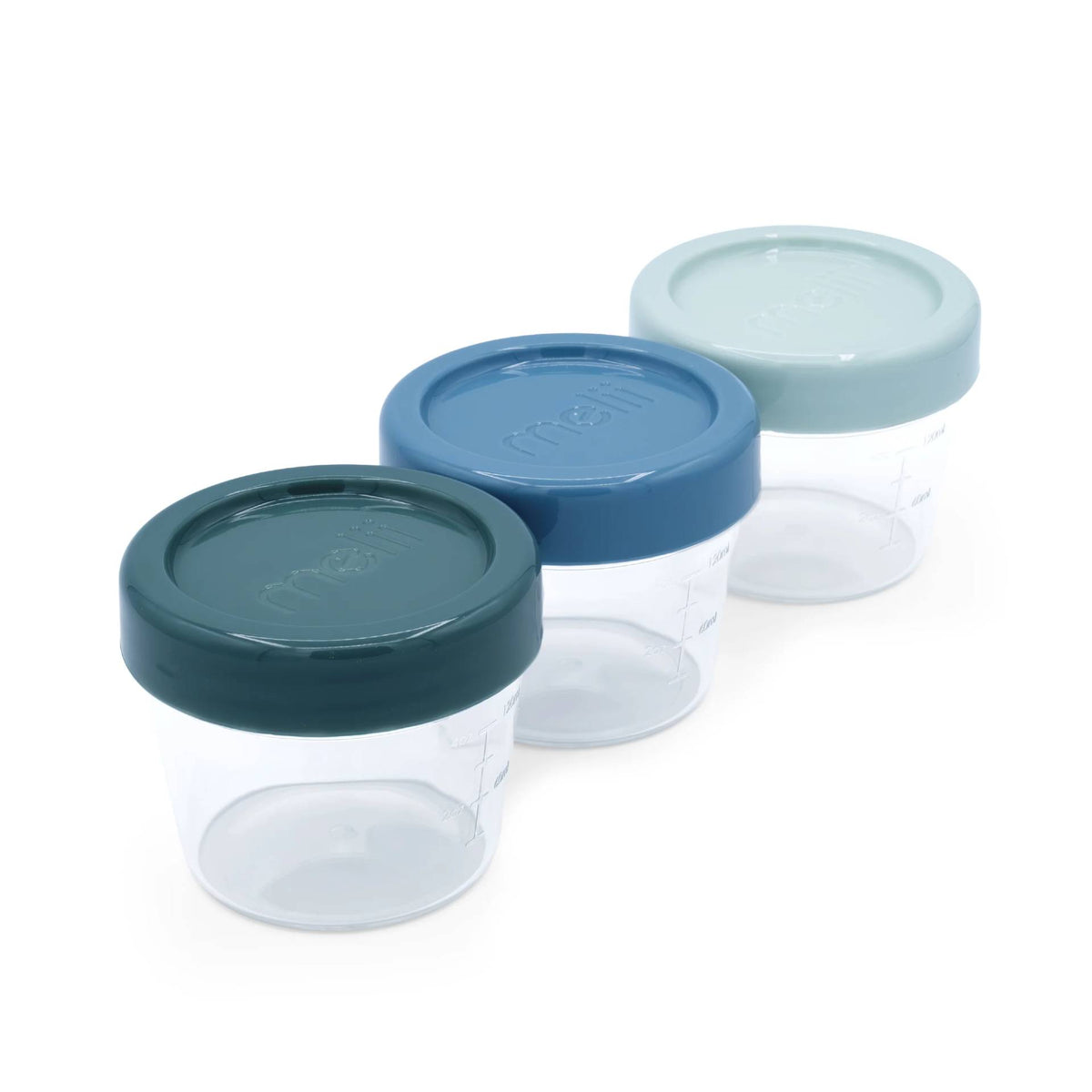 Snack Container 3pk - Cactus Fern/Slate/Seafoam