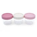 Snack Container 3pk - Berry/Blush/Ivory, on a white background. 
