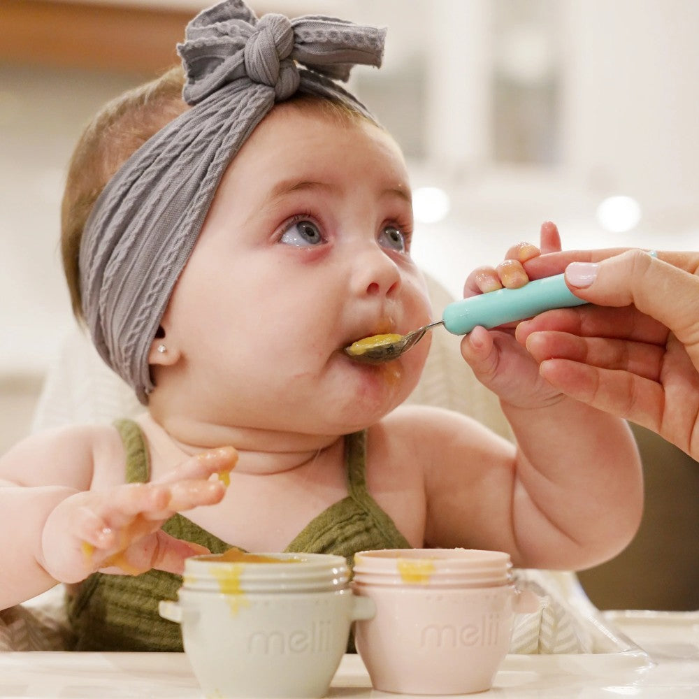 Detachable Spoon & Fork - Blue + Purple