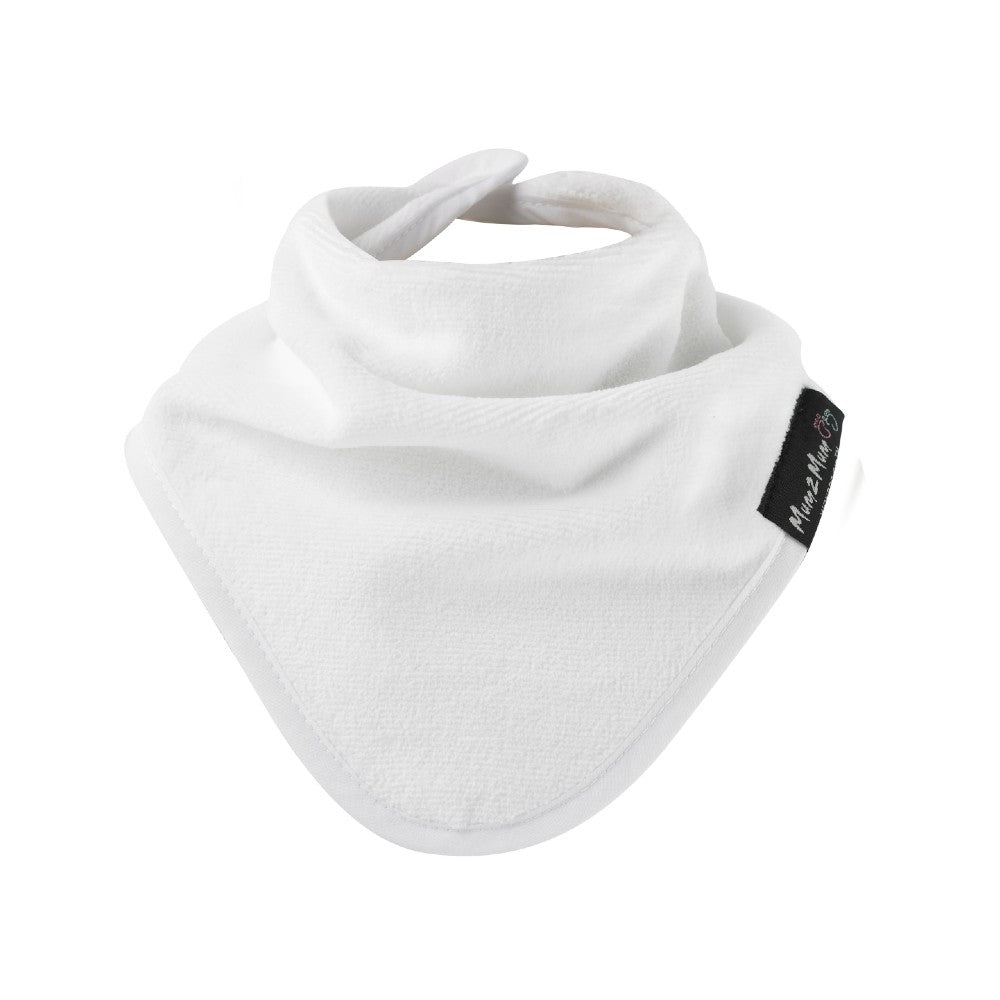 Bandana Wonder Bib - White