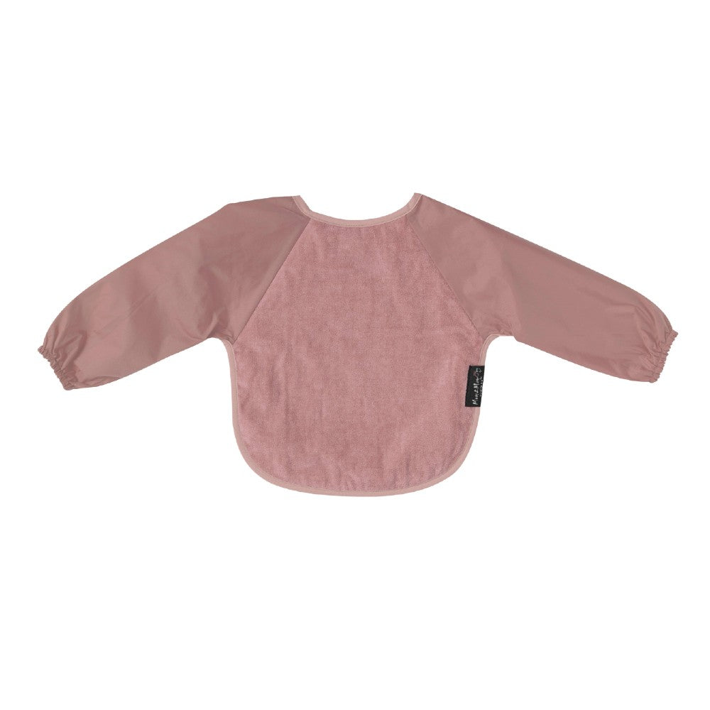 Sleeved Bib - Dusty Pink