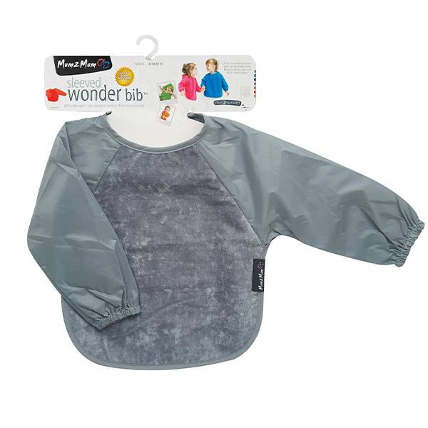 Sleeved Bib - Grey