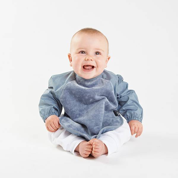 Sleeved Bib - Grey