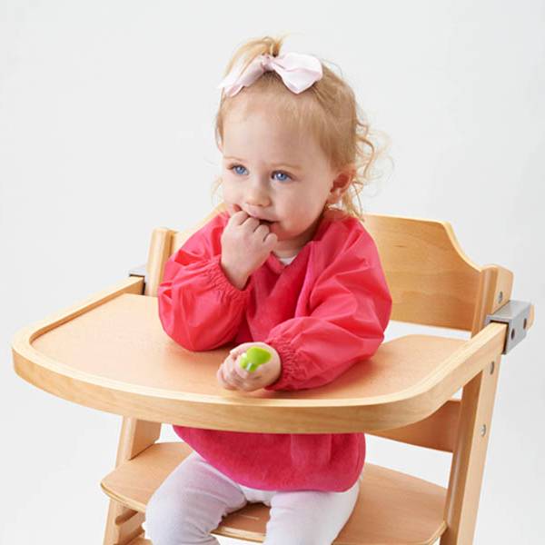 Sleeved Bib - Hot Pink (Cerise)