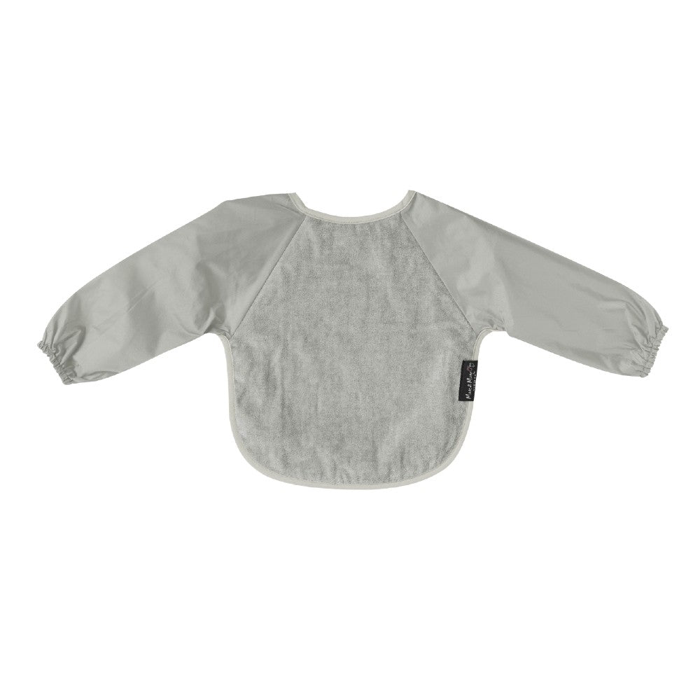 Sleeved Bib - Stone