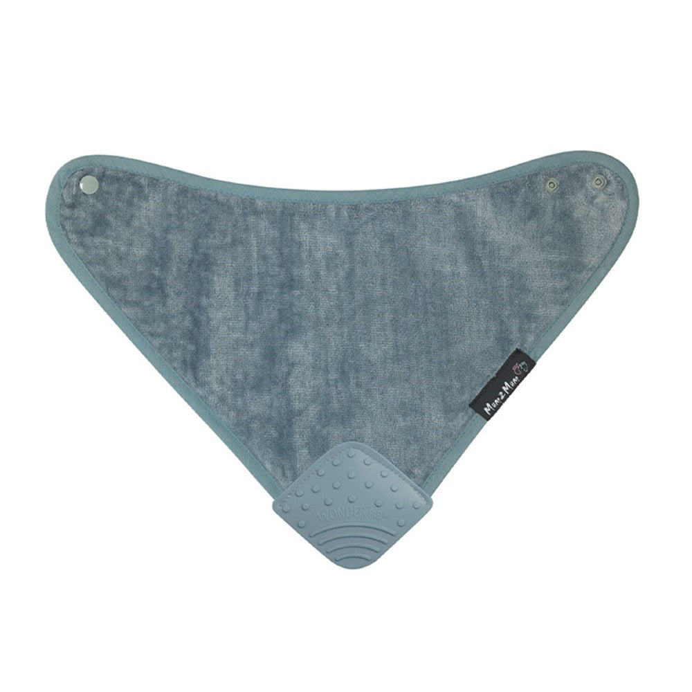 Teething Bandana Wonder Bib - Grey