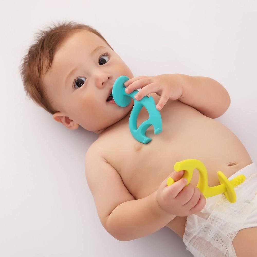 Dancing Elephant Teether - Blue