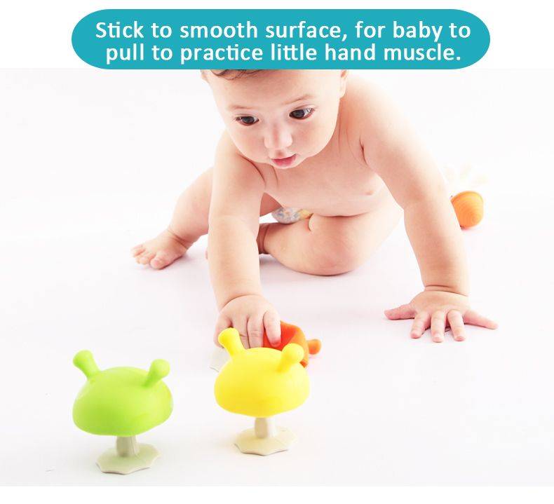 Soothing Mushroom Teether - Blue