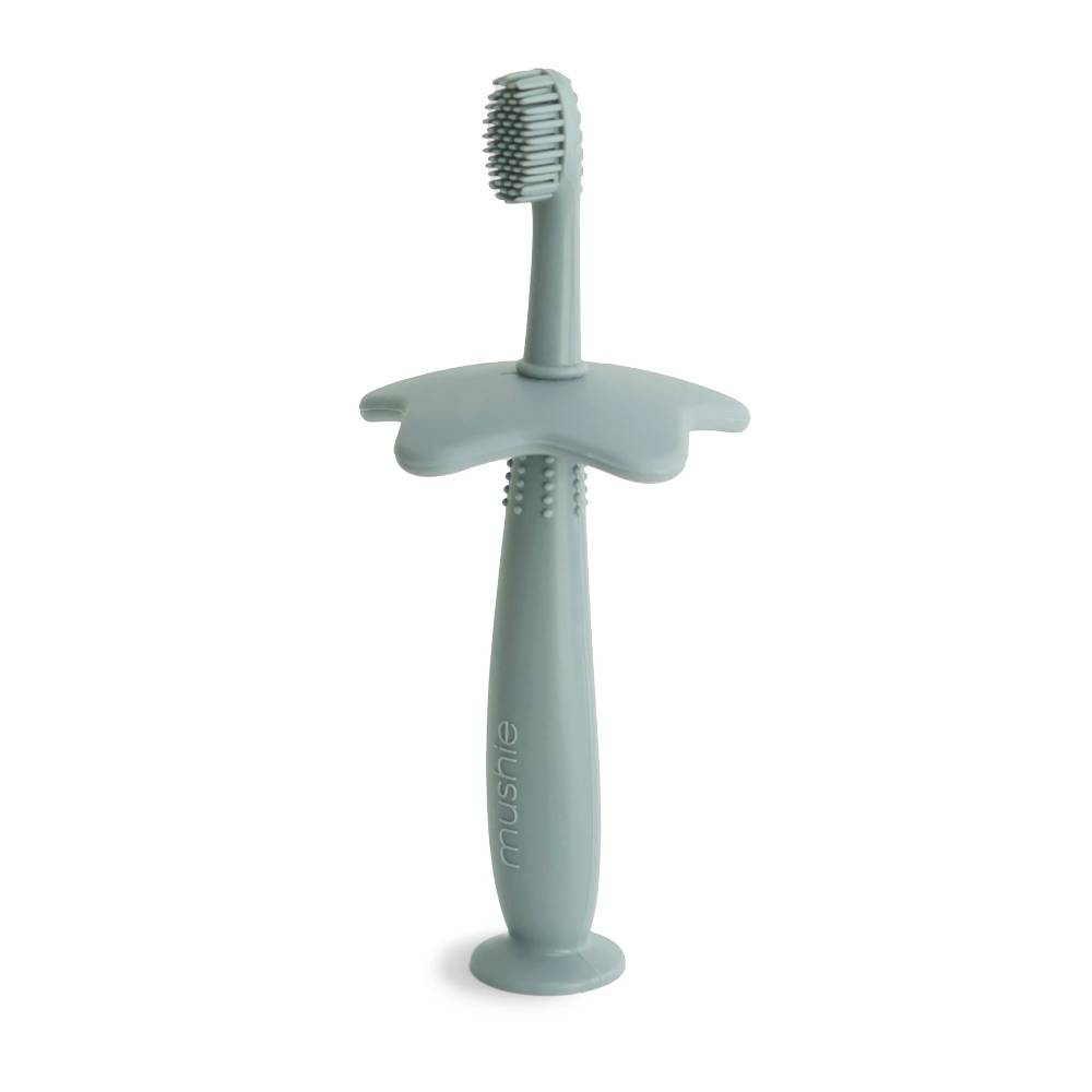 Silicone Star Training Toothbrush - Cambridge Blue