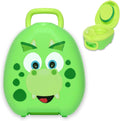 Dinosaur My Carry Potty against white background.