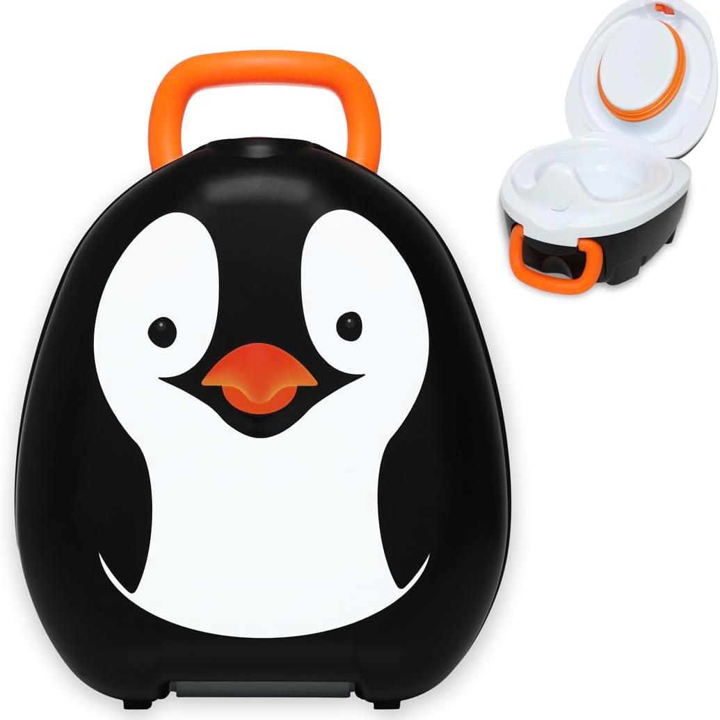 Penguin My Carry Potty against white background.