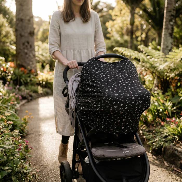 5 in 1 Multi-Use Cover - Midnight Bloom