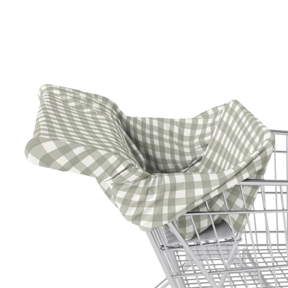 5 in 1 Multi-Use Cover - Sage Gingham