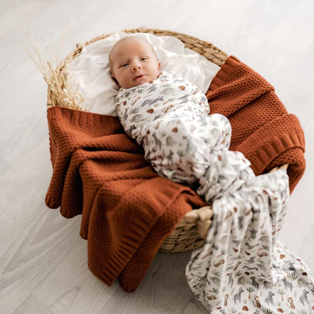 Stretchy Swaddle - Savanna