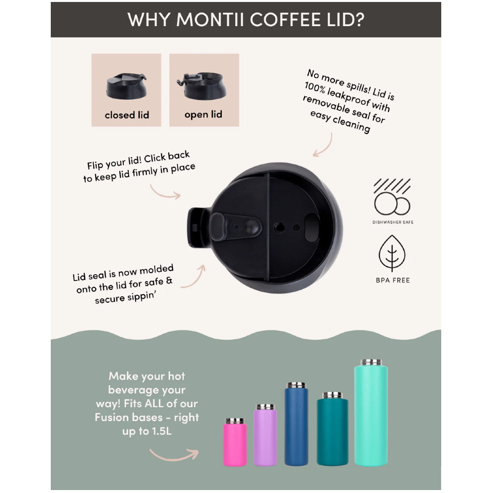 Fusion Coffee Lid - Lagoon