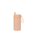 Dune brown fusion sipper bottle on a white background. 