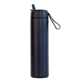 Black Fusion Sipper Bottle on a white background.