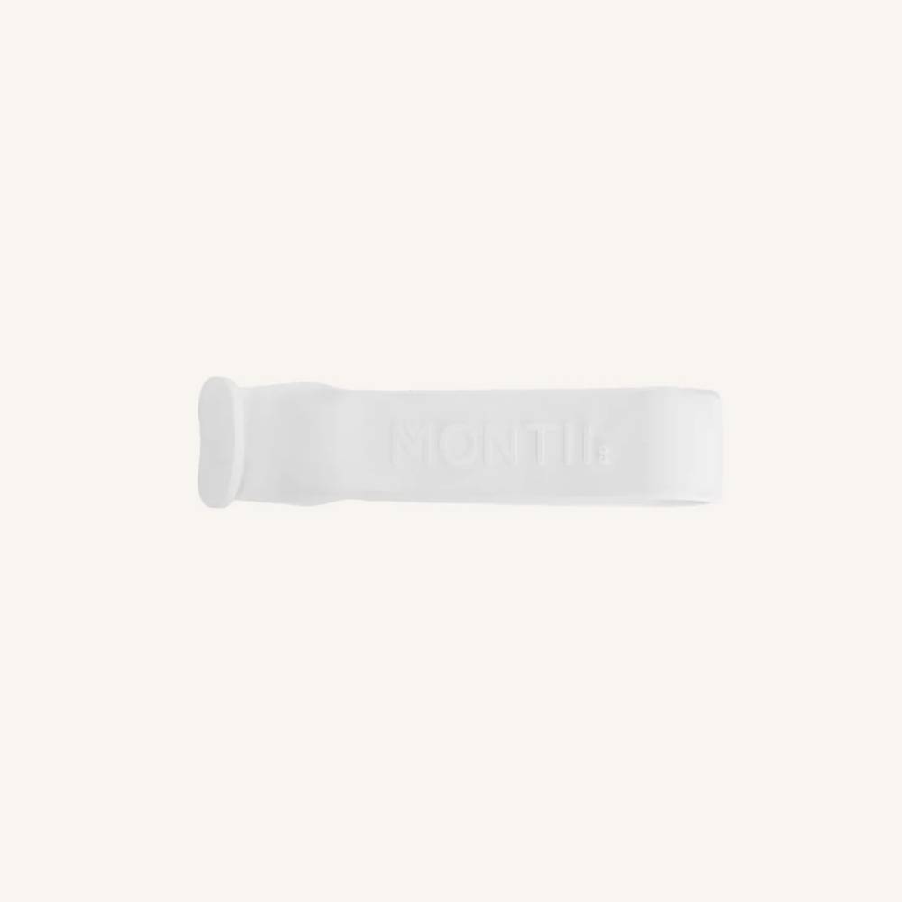 white Montiico sipper lid replacement strap