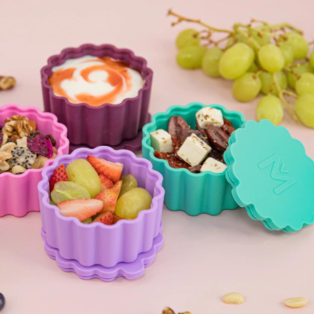 Silicone Scallop Tub - Ruby