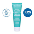MooGoo Baby & Child Natural Nappy Change Cream in a teal squeeze tube with a white cap, shown on a white background.