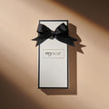 Myscar box against beige background.