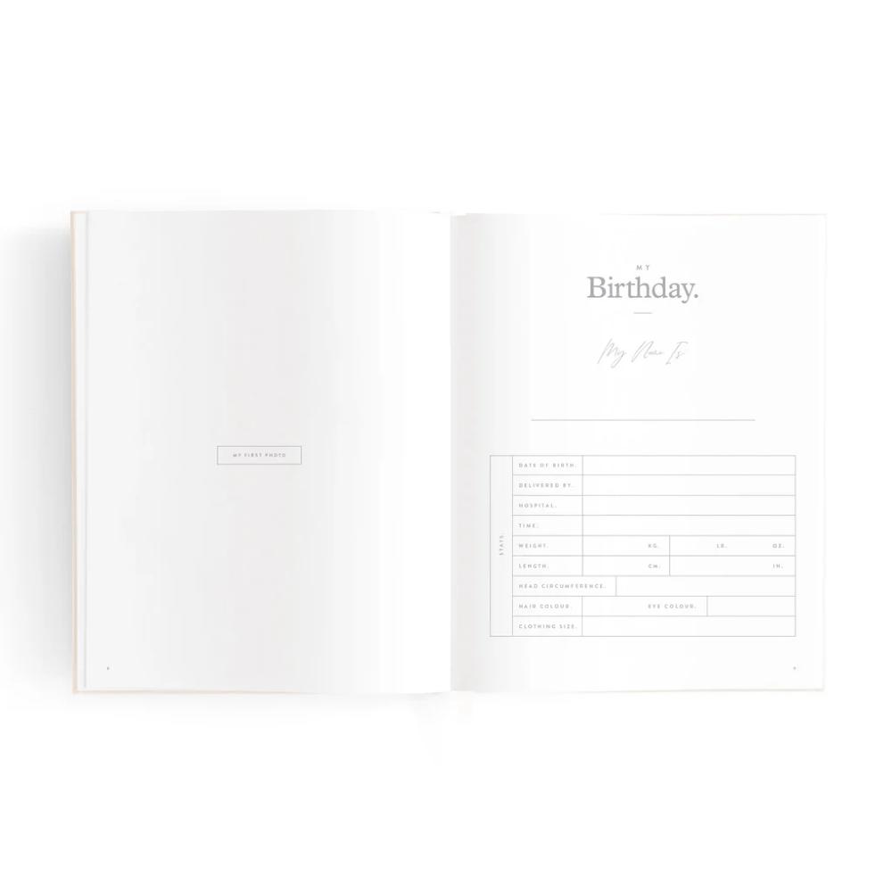 Mini Baby Book - Oatmeal